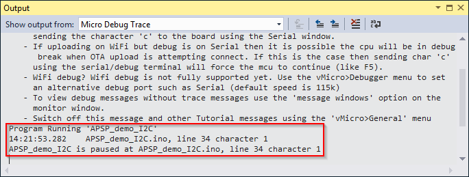 Visual Micro For Atmel Studio - Debug