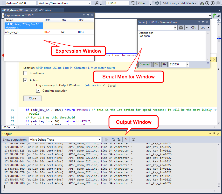 Visual Micro For Atmel Studio - Debug