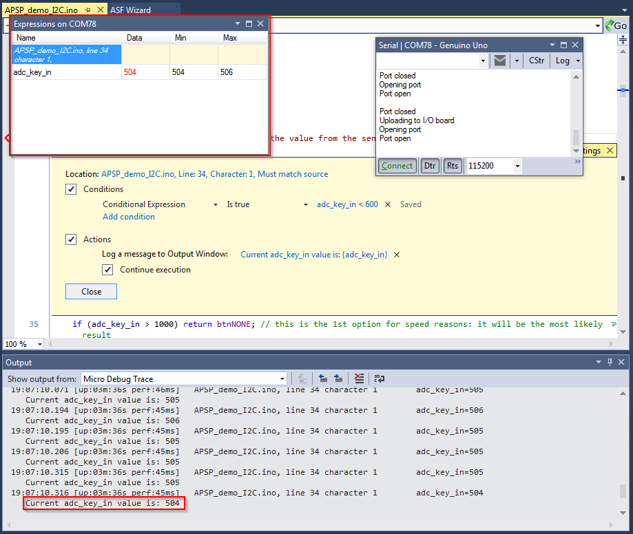 Visual Micro For Atmel Studio - Debug