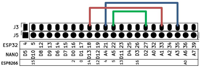 Suggested connections to work with ENCODER and ESP8266