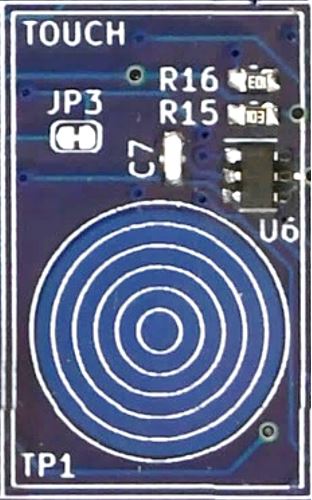 TOUCH section of the IoT Proto Shield Plus