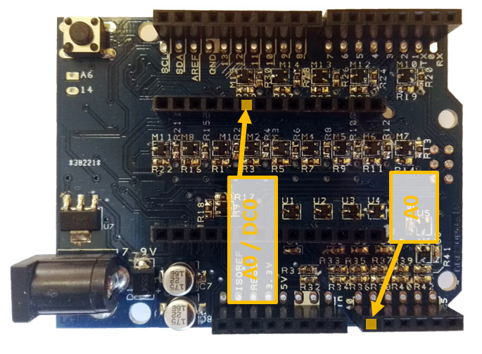 The MKR2UNO Plus A0 pin