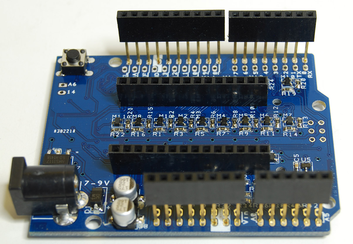 Assembling the stackable headers in the “long headers” way