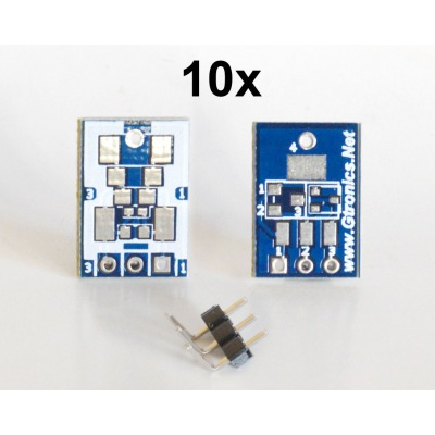 SMD to breadboard adapter (10 pcs pack)