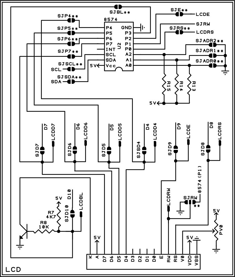 Proto Shield Plus LCD schematics