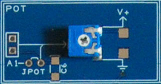 The Proto Shield Plus Potentiometer TOP view close up