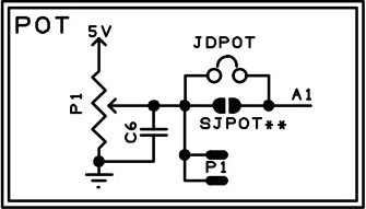 The Proto Shield Plus Potentiometer schematic diagram